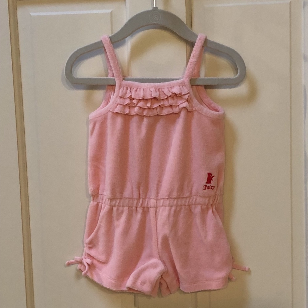 Juicy Couture Terry Cloth Romper - size 12-18 mons